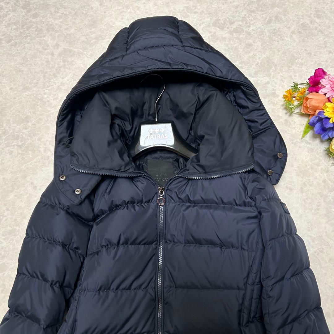 未使用級 タトラス ポリテアマ POLITEAMA ダウンコート ネイビー 01