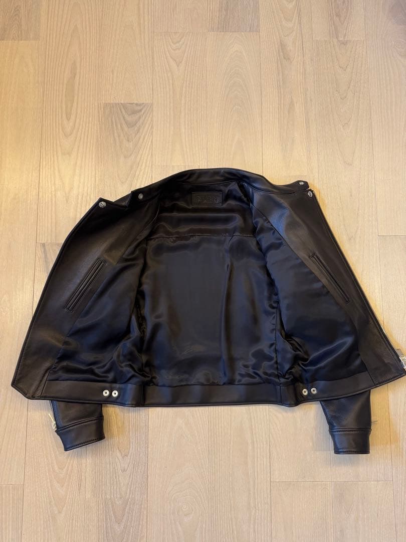 FIXER F7 セミダブルライダース カウレザー ブラック - メルカリ
