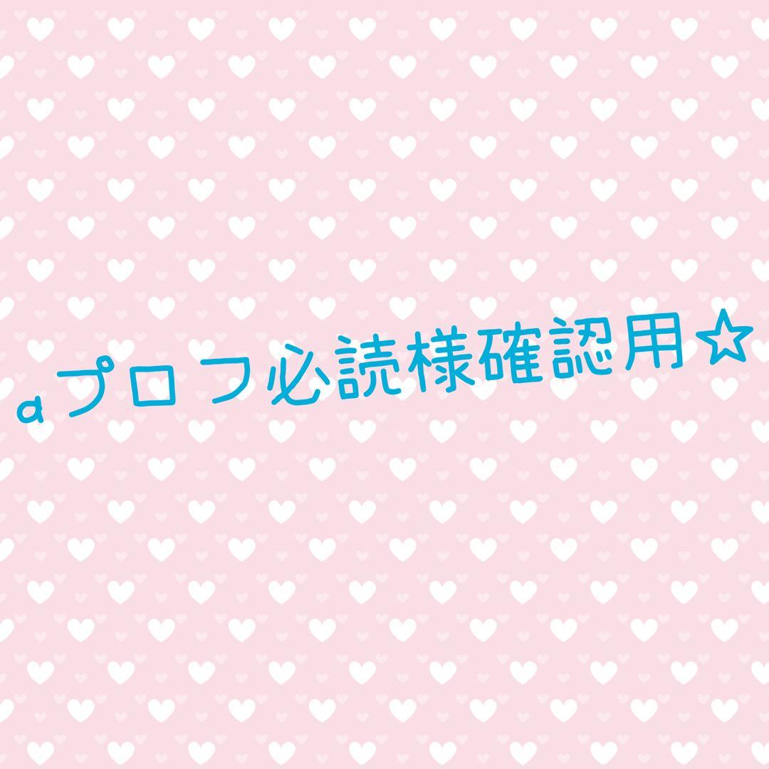 a プロフ必読様確認用☆