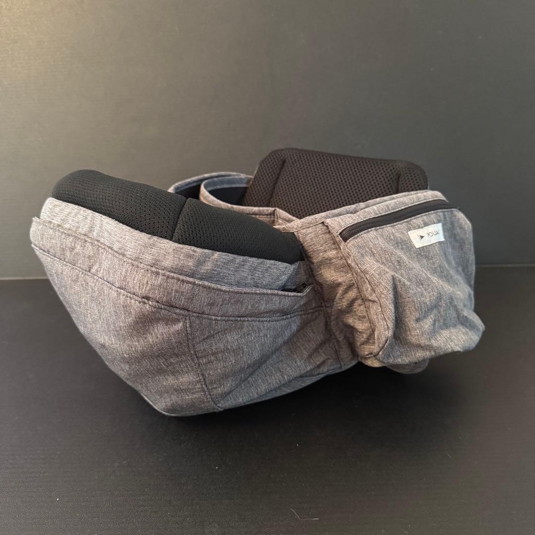 【美品】POLBAN PRIME ヒップシート 最上位モデル グレー