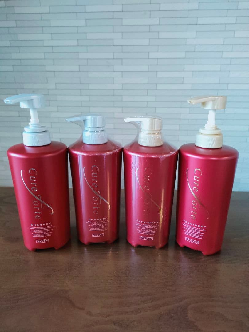 新中古品 キュアフォルテ シャンプー トリートメント ルビーネロリ 600ml