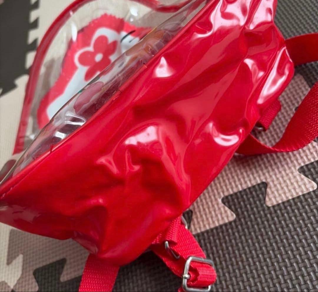 平成レトロ サンリオ ハローキティ ビニール製リュック - メルカリ