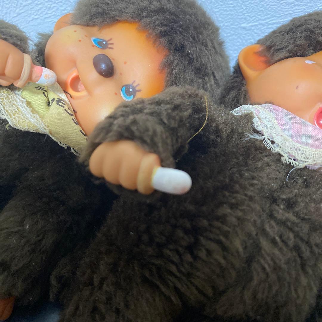 初代モンチッチ ぬいぐるみ Sekiguchi1974 双子 昭和 レトロ 2体