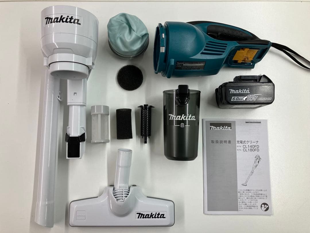 マキタ クリーナー CL180FD サイクロンユニットA-74500 おまけ付 マキタ（makita） マキタサイクロンユニット（一体式） 充電式クリーナ