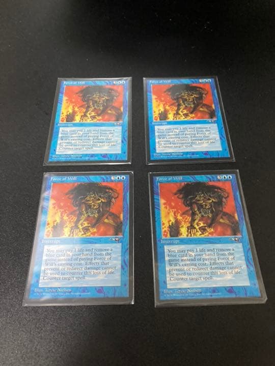 【MTG】意志の力/ Force of will(英語) 4枚セット