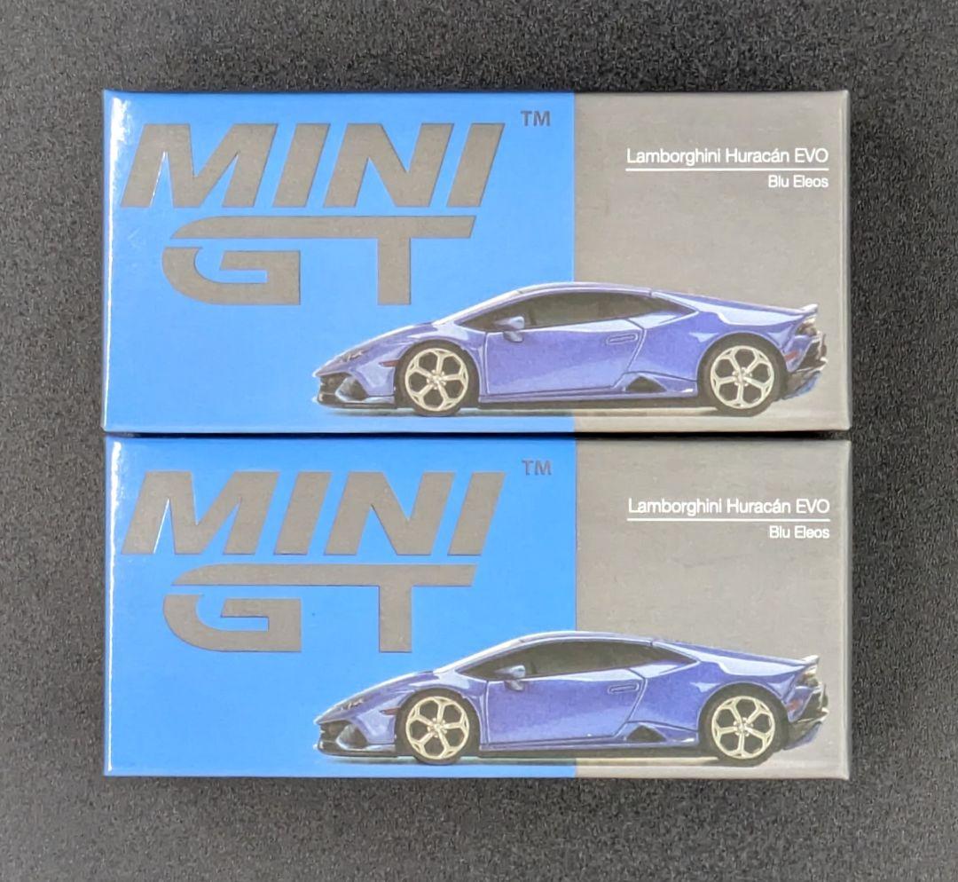 ミニカー MINI GT Lamborghini Huracan EVO Blu Bico