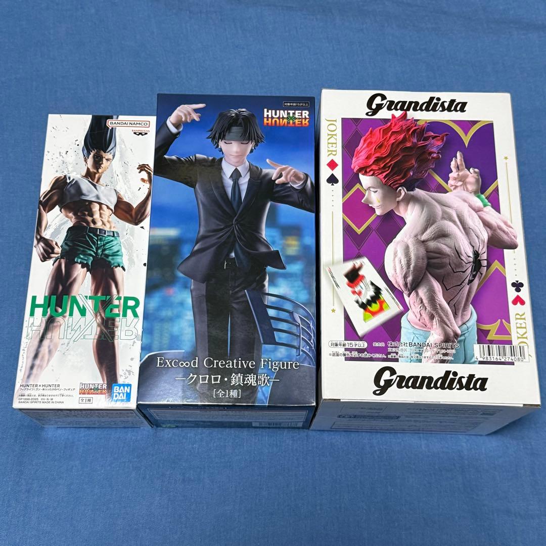 HUNTER×HUNTER フィグライフ ゴン ヒソカ クロロ セット