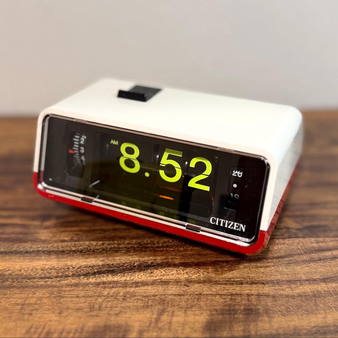 【整備済み・動作正常】CITIZENパタパタ時計 ハイリーフ・カーチス赤白 2026年最新】CITIZEN 5RD025の人気アイテム - メルカリ