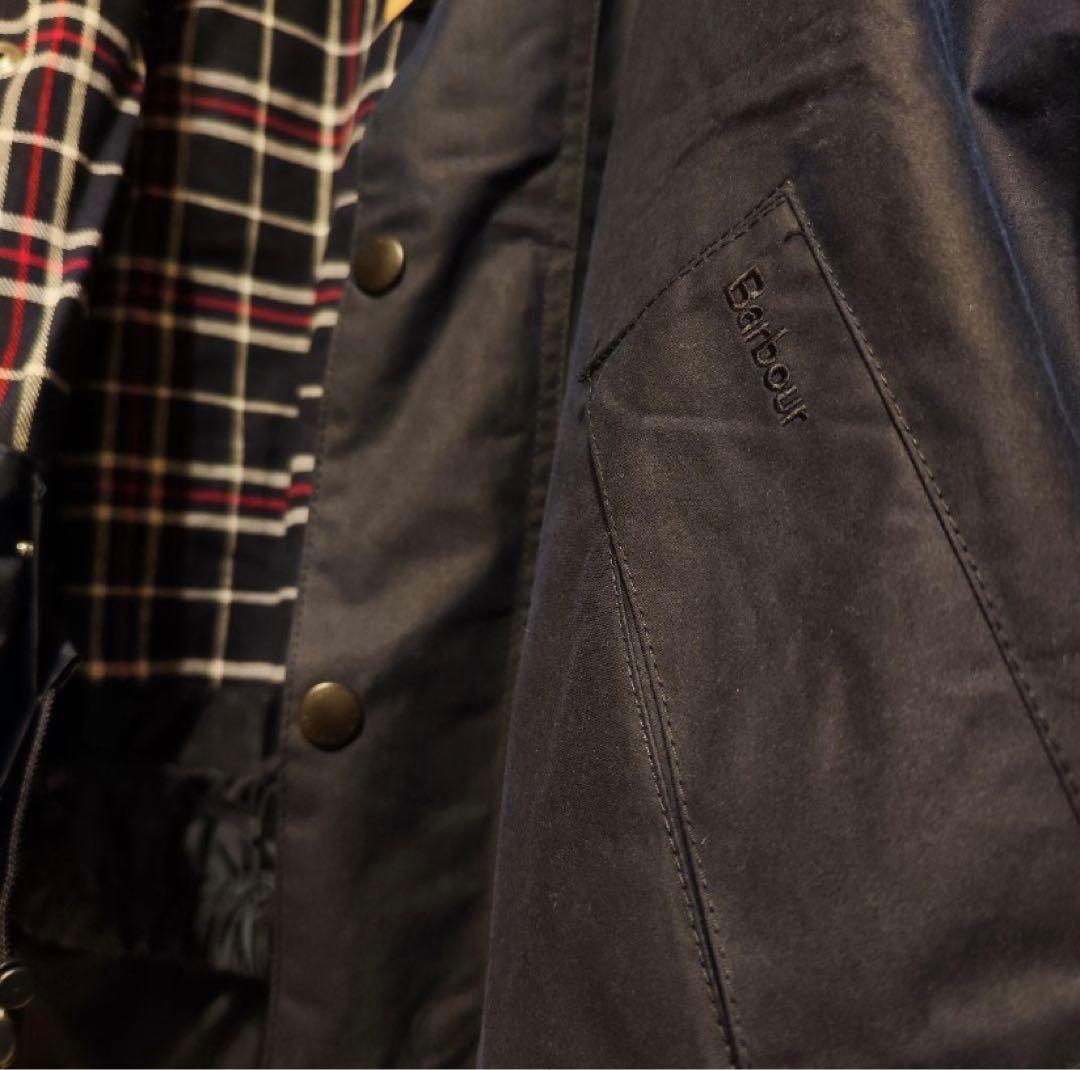 バブアー 別注 ワックス トランスポート ダークネイビー 130周年