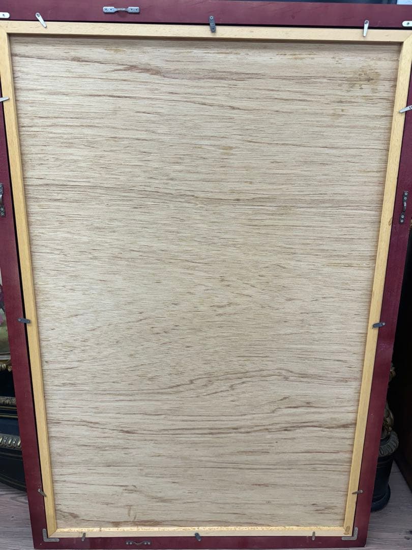 中国美術 華図額装 96✖️66cm R7け0916 - メルカリ