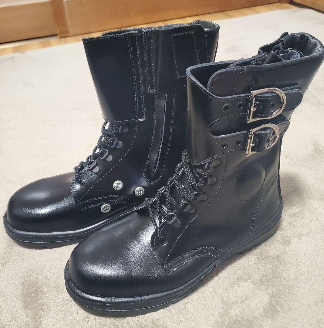 ミドリ安全☆ラバーテック 編上靴 安全靴 黒 25EEE 日本製