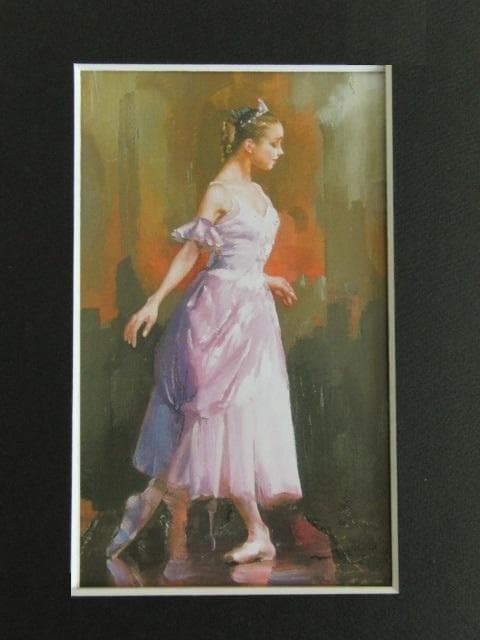 村山直儀、【バレエシンデレラより　宴】、希少な限定額装用画集画