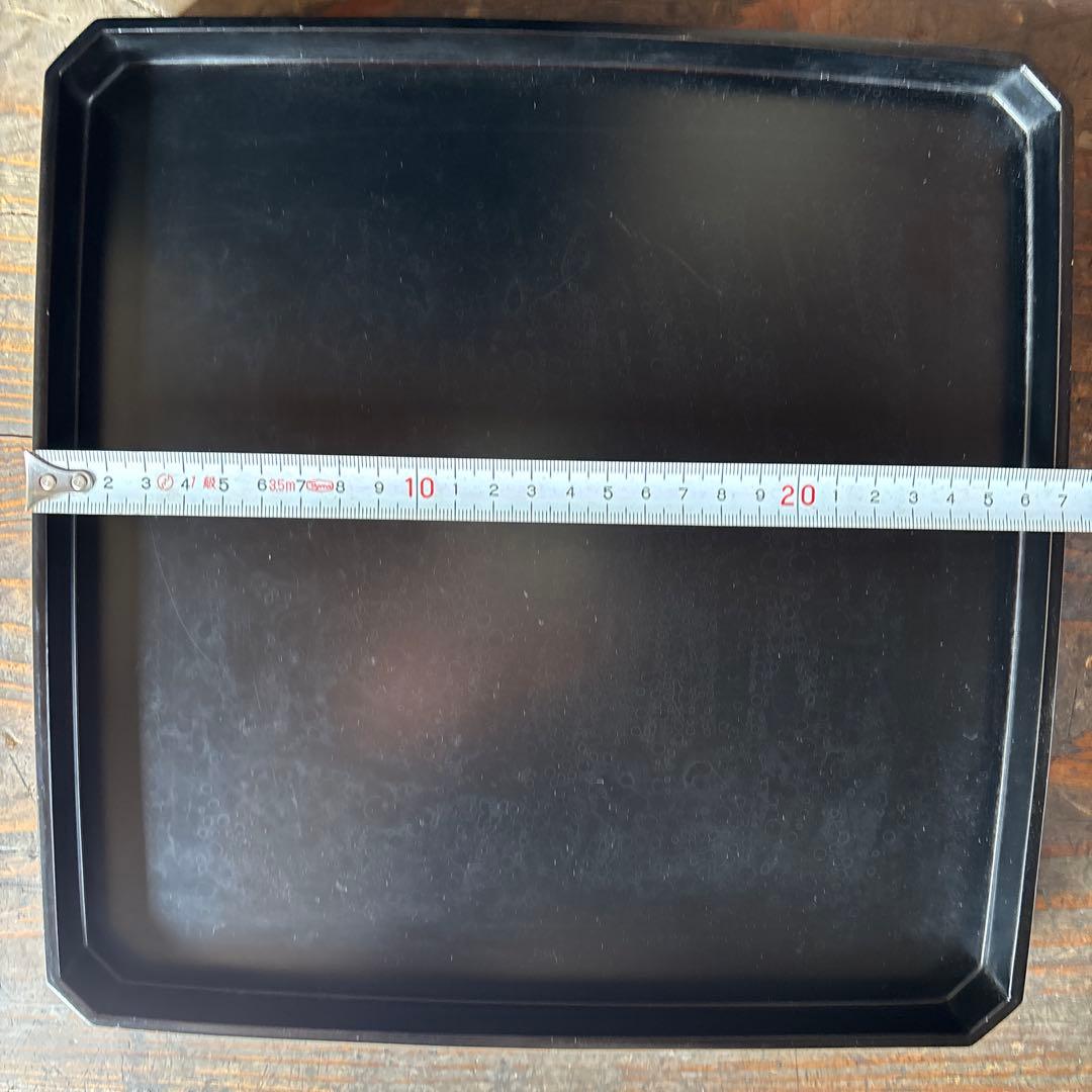 ベストセラー 商品ホビー・楽器・アート - 黒角切小会席膳 漆器 本堅地