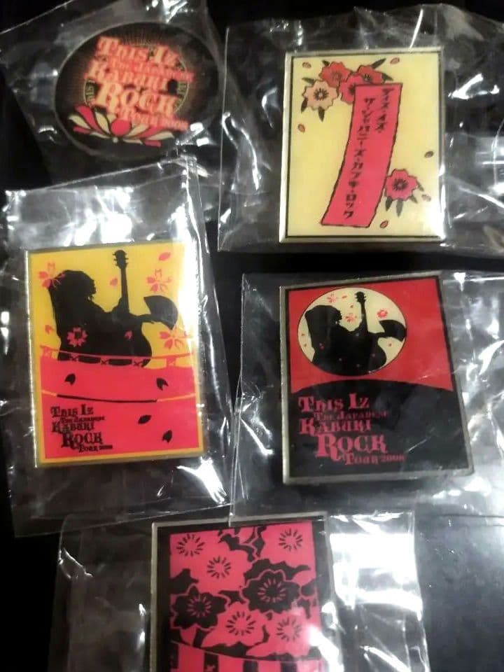 雅-miyavi- 歌舞伎ロックツアー ピンバッジ 非売品レア5個MIYAVI