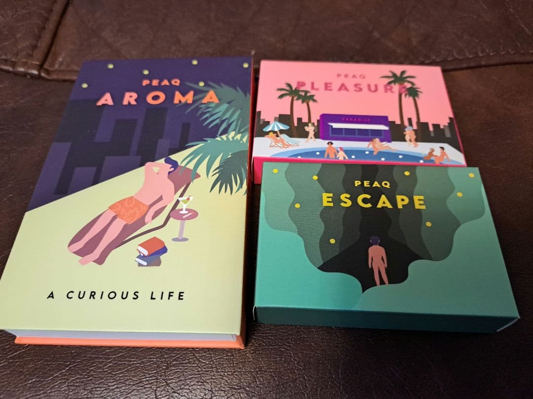 PEAQ AROMA, PLEASURE, ESCAPEセット