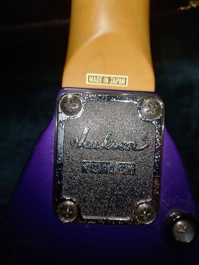 Jackson kv エレキギター 紫 新古品 日本製 1997年製 - メルカリ
