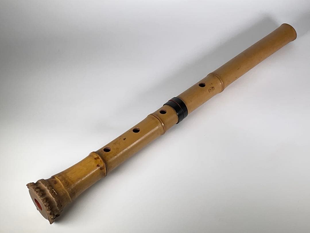 尺八　都山流　松風　在銘　中継ぎ 全長 約54cm　和楽器
