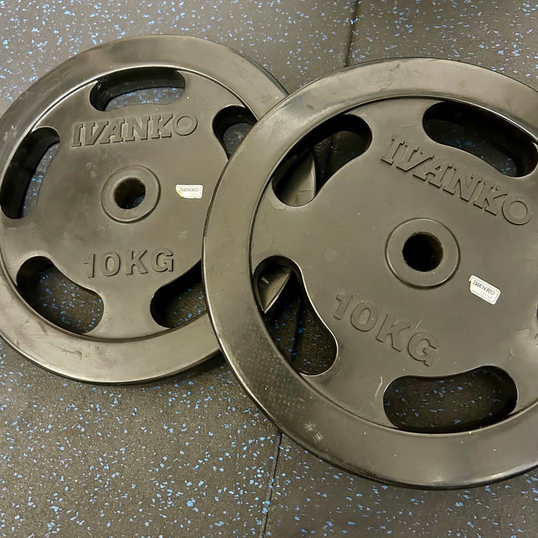 IVANKO イヴァンコ 28mmラバープレート10kg×2枚　アイロテック