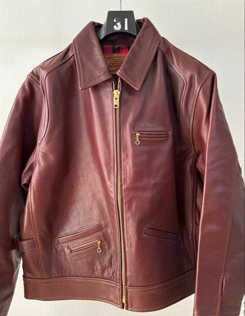 CORONADO LEATHER バイソンレザージャケットサイズ44