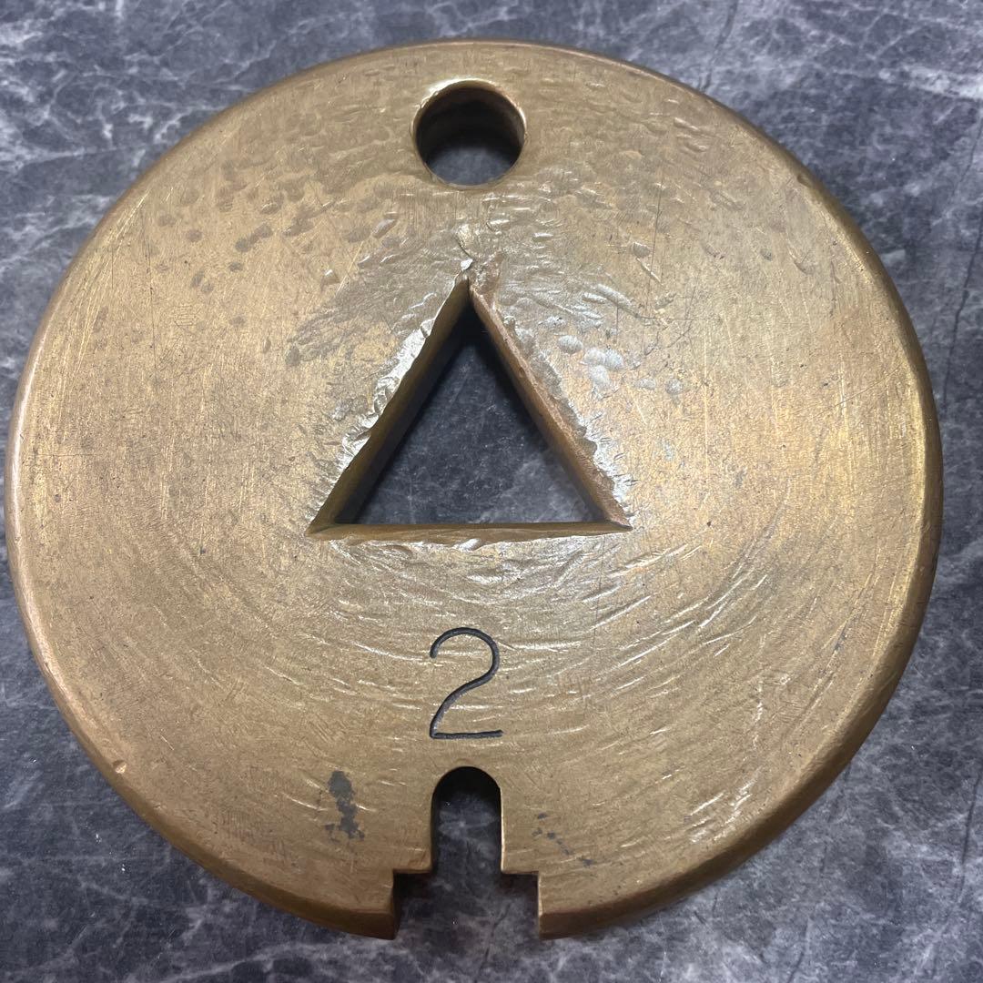 19国鉄タブレット　鉄道廃品　国鉄通票タブレット玉　通票閉塞器　鉄道信号保安装置