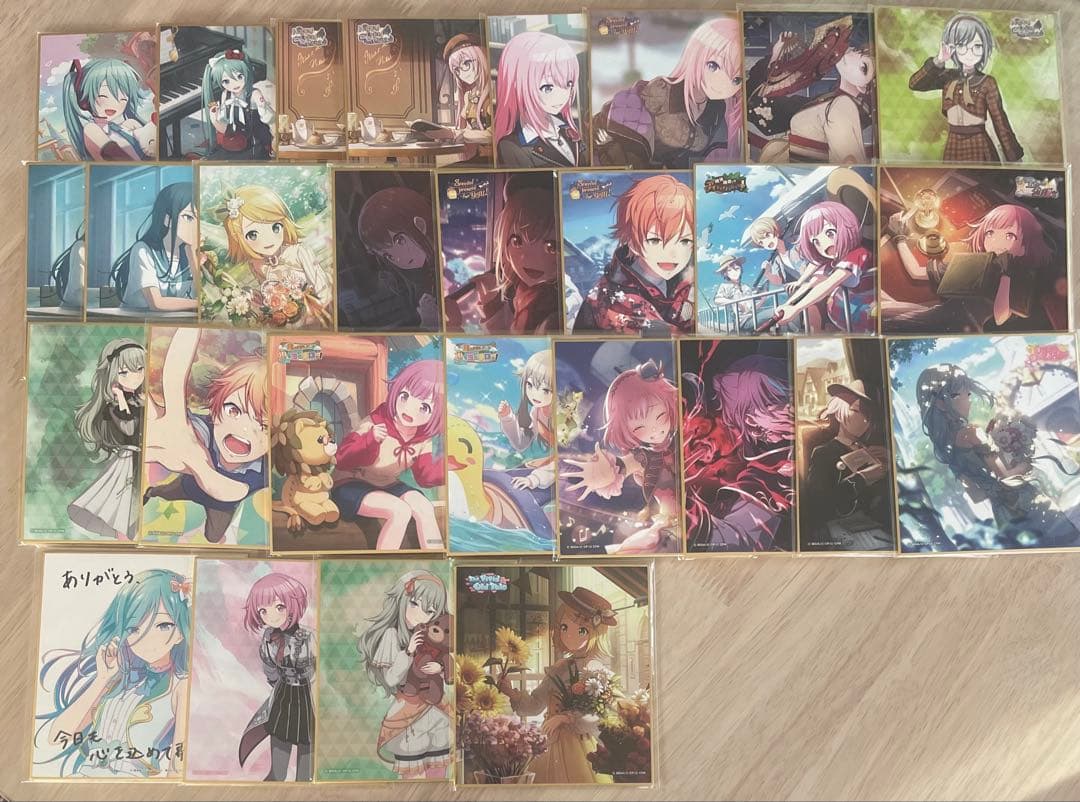 プロセカ 色紙 まとめ売り 30点