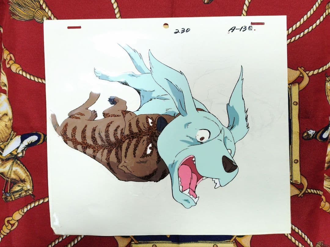 セル画 銀牙 流れ星銀 クロス 中虎 当時物