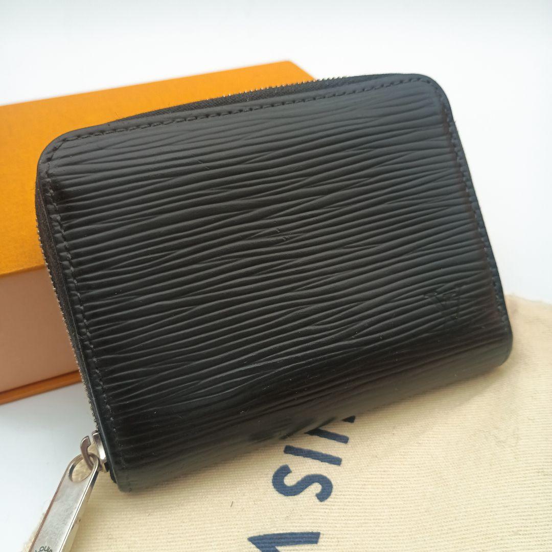 【美品S】ルイヴィトン　ジッピーパース　エピ　黒　コンパクト財布