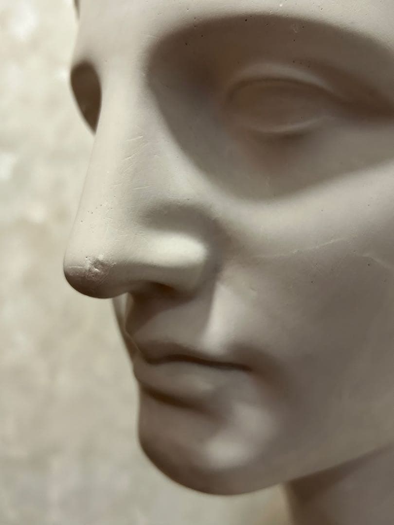 ミロのヴィーナス 石膏像 胸像 高さ約62cm 台座付 デッサン用 美術教材