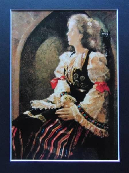 宮永　岳彦、YUGOSLAVIA 宴、希少画集画、新品額装付