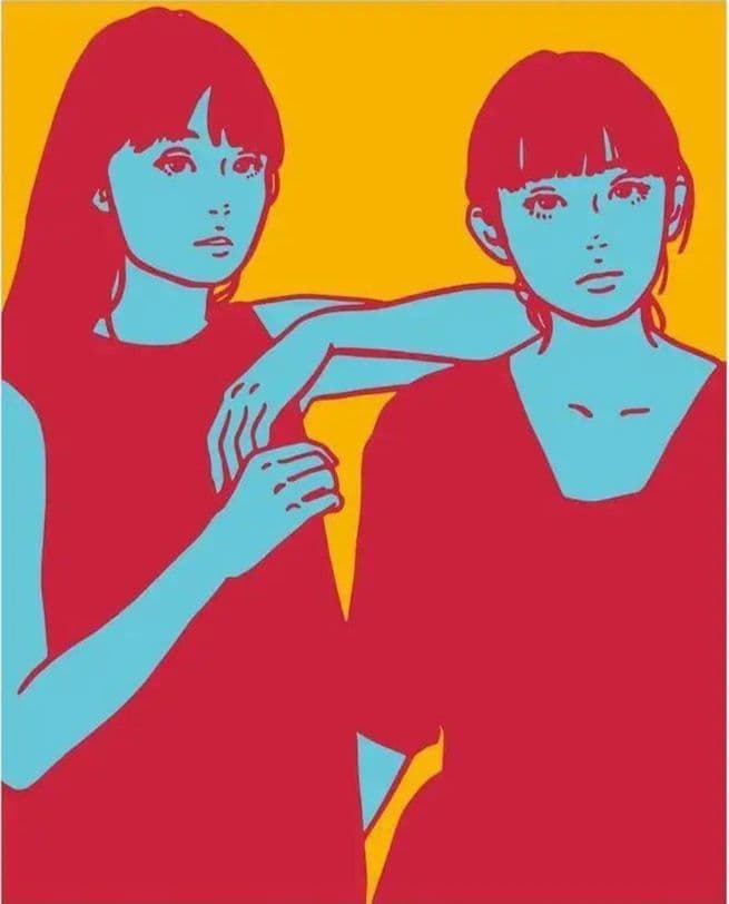 KYNE Untitled：B 攻めた配色のKYNEのシルクスクリーン作品 ー NOISEKING ノイズキング