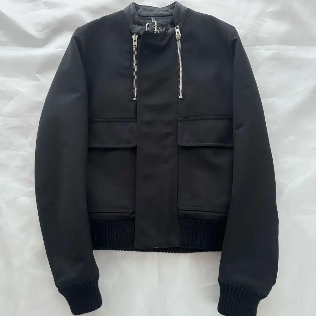 07AW Dior Homme アビエイター シングルライダースジャケット 44 Dior Homme 07AWアビエイター レザーライダース 44 - メルカリ