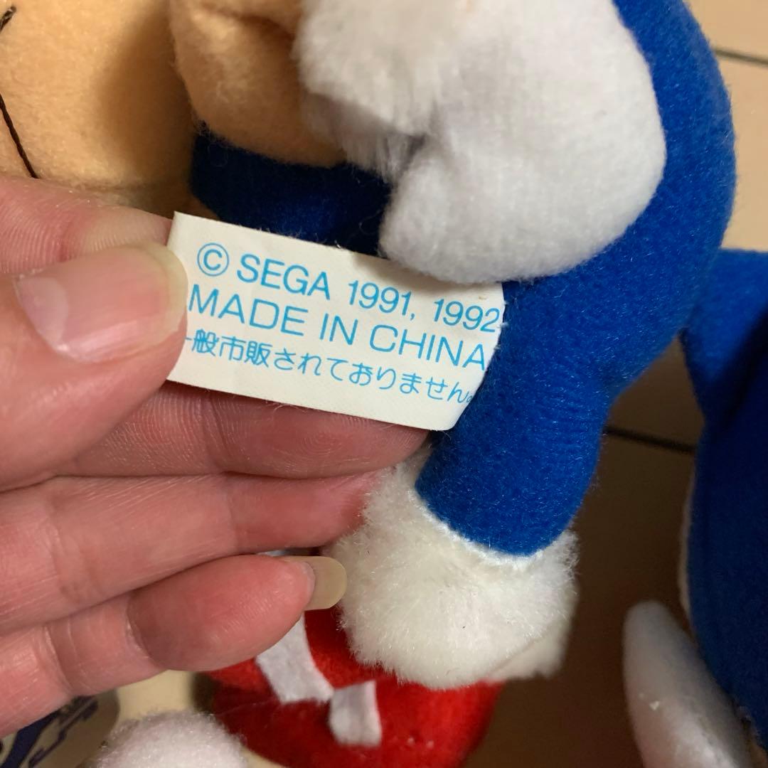 1991年SEGA ソニック・ザ・ヘッジホッグ ぬいぐるみ 4個セット - メルカリ