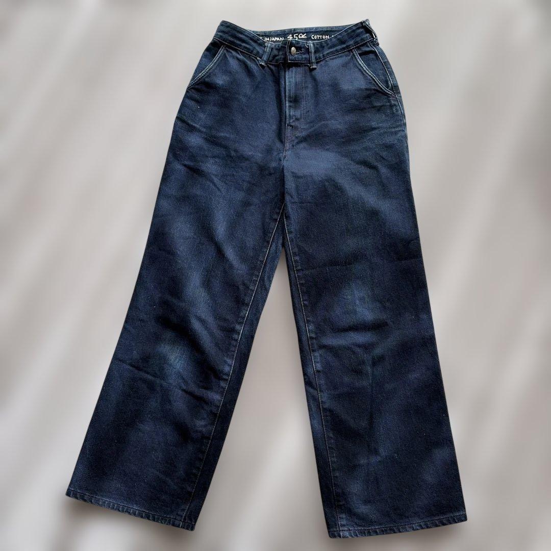 あられ45R おこめデニムの納戸納戸シャルロット　インディゴ　サイズ1