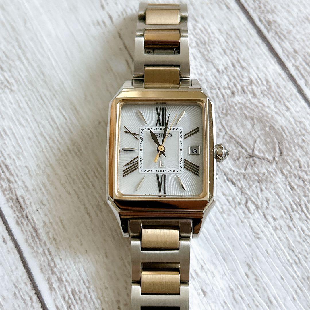 美品【SEIKO ルキア】電波ソーラー⟡.*