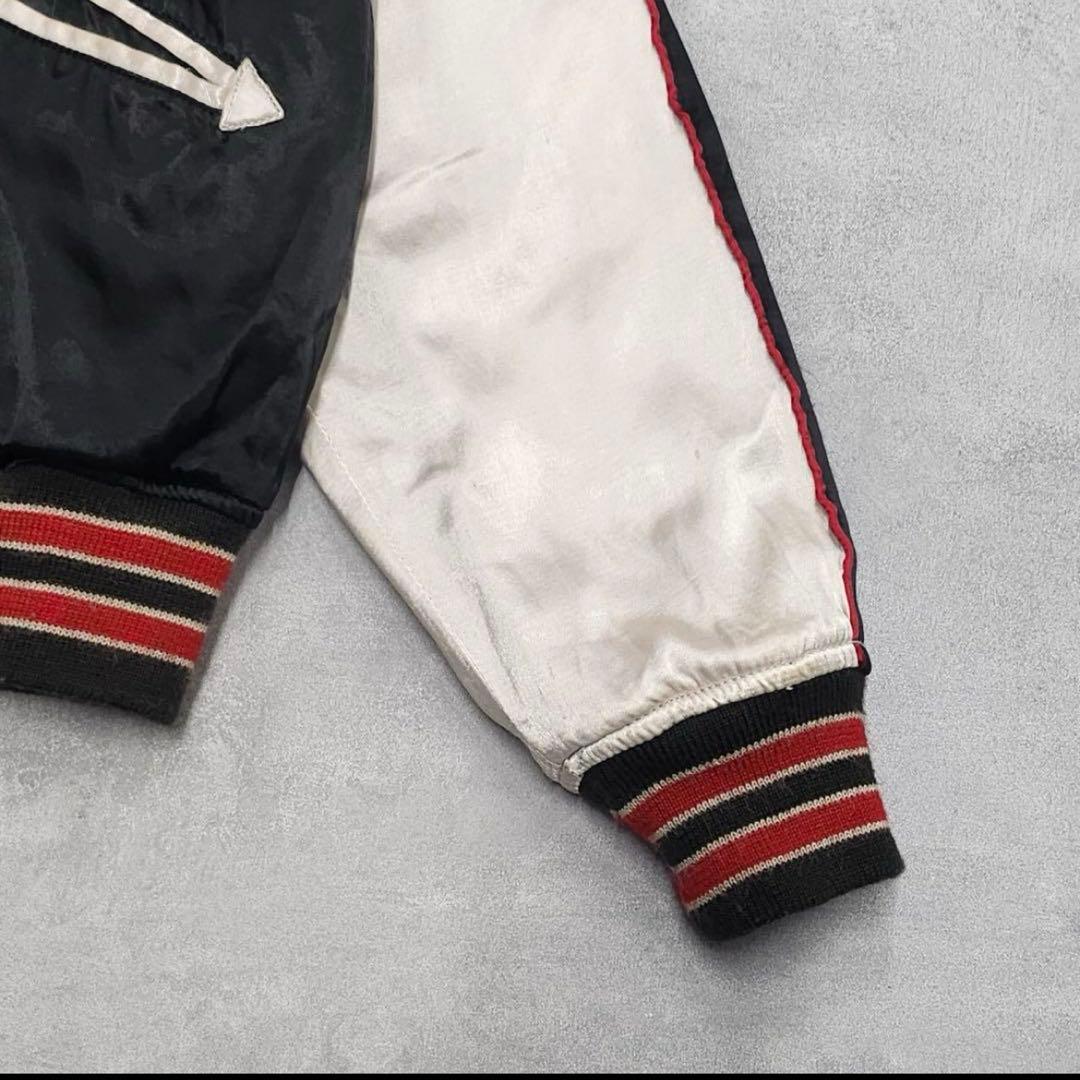 90s HOUSTON スカジャン リバーシブル 虎 龍 風神雷神 - メルカリ