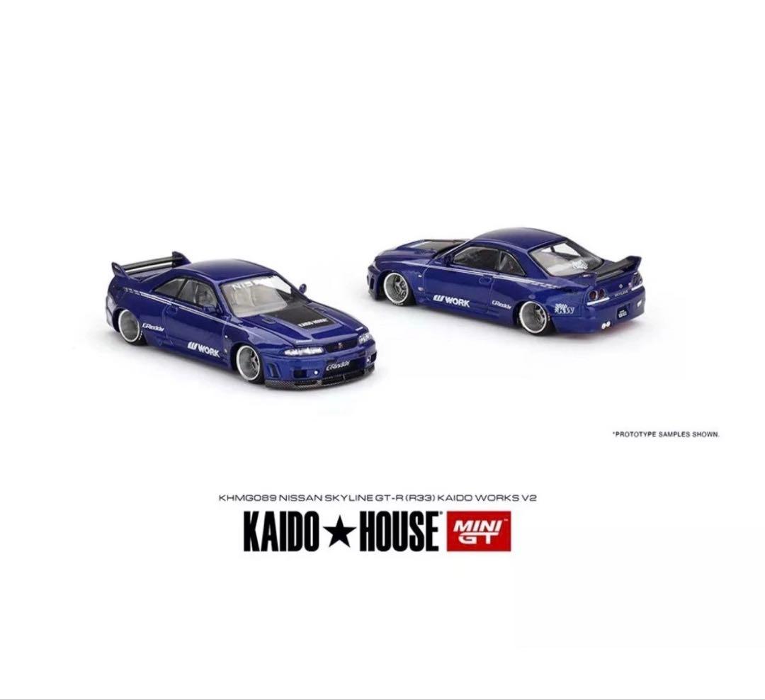 新品】MINIGT SKYLINE GT-R R33 V2 089 街道ハウス - メルカリ