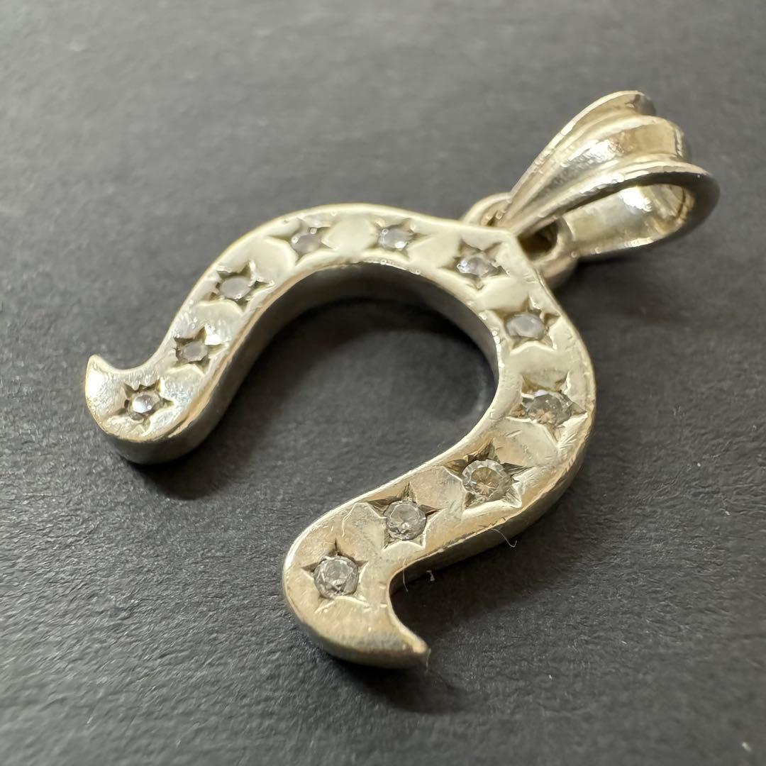 【キュービックジルコニア】ホースシュー トップ silver925