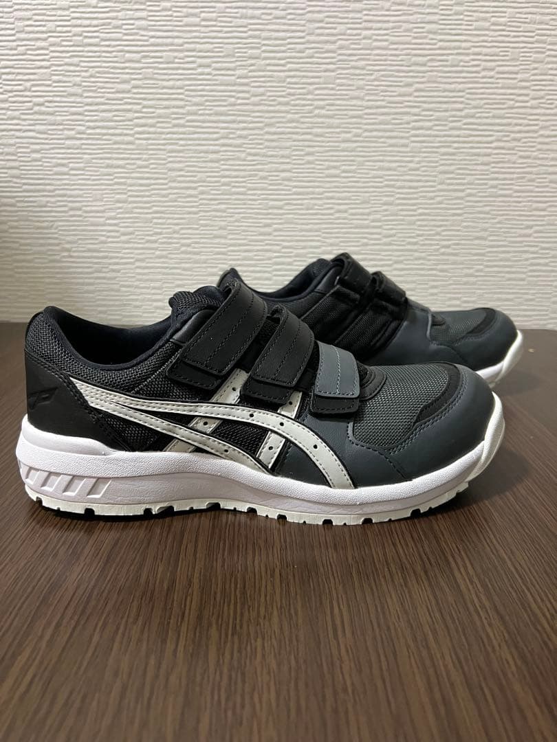 ASICS CP205 グレー ベルクロ安全靴 ASICS（アシックス） CP205 asics ウィンジョブ 安全靴 レギュラー