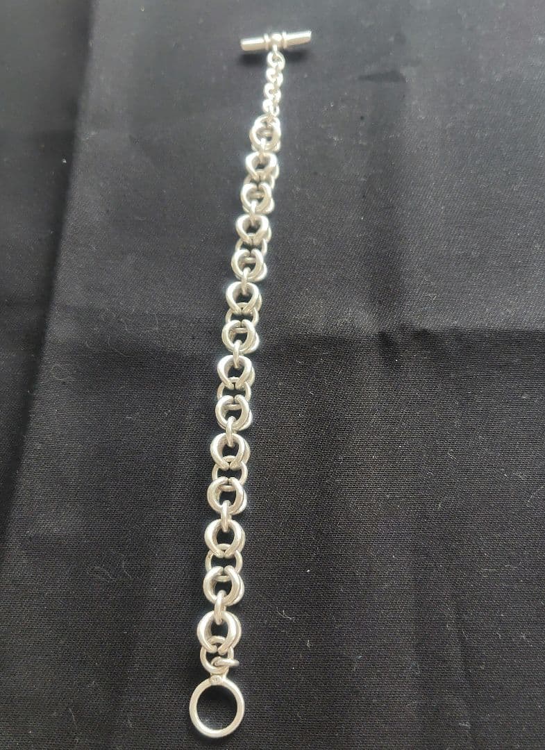 しゃもじ　シルバー925 マンテルチェーン　ブレスレット