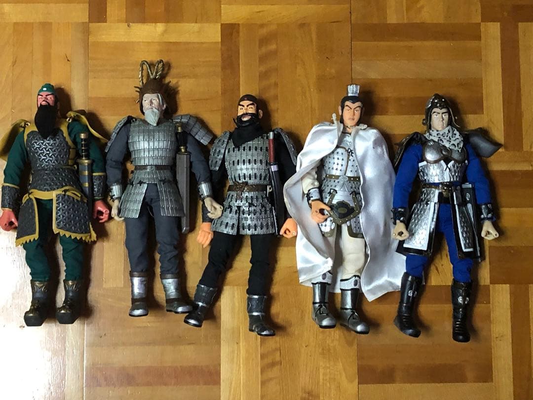 三国志　五虎将軍フィギュア 5体セット1/8サイズ