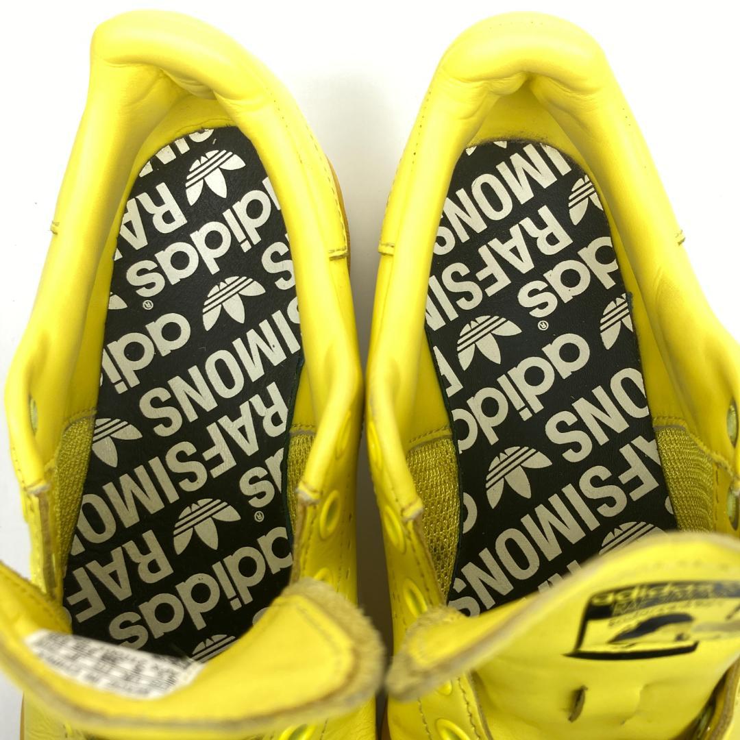 稀少 アディダス x ラフシモンズ スタンスミス レザースニーカー