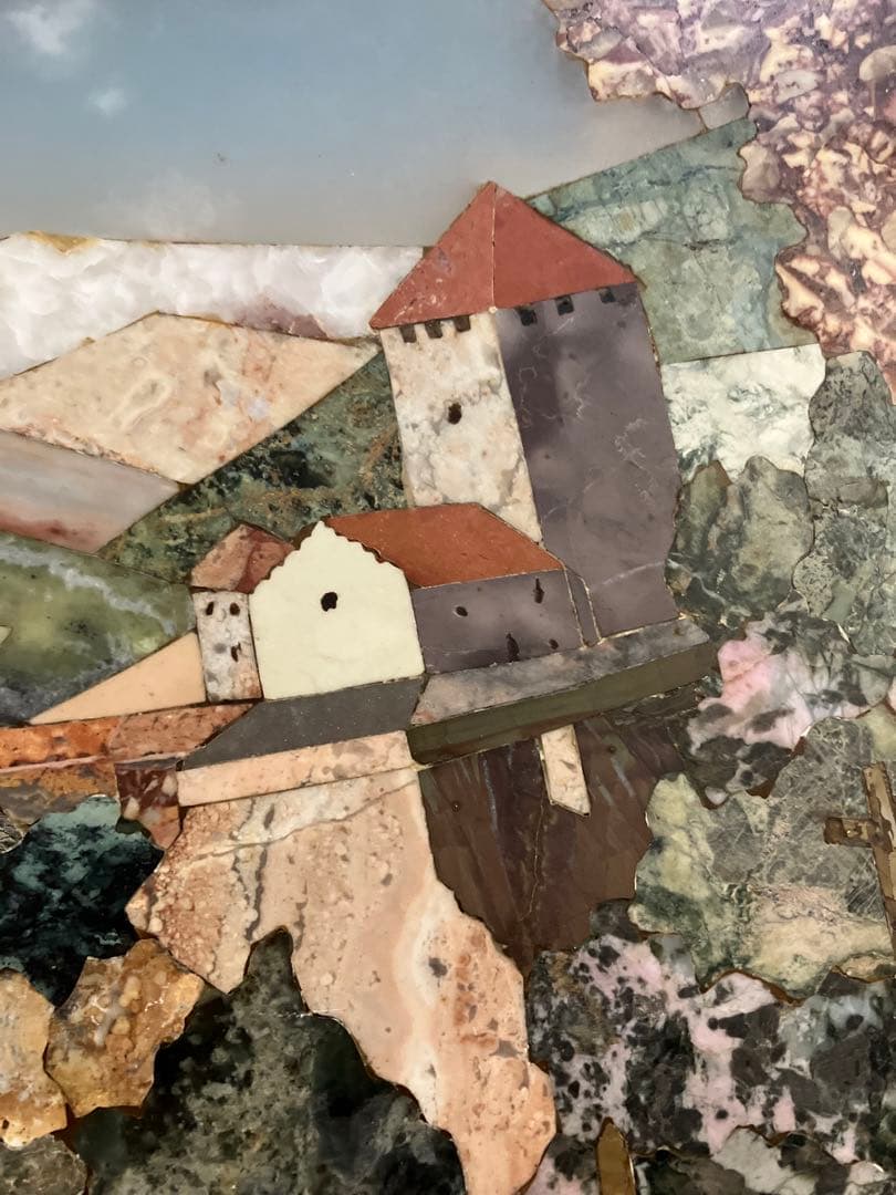 イタリア製 モザイク画 C. Vannini 直筆サイン入り 真作 - メルカリ