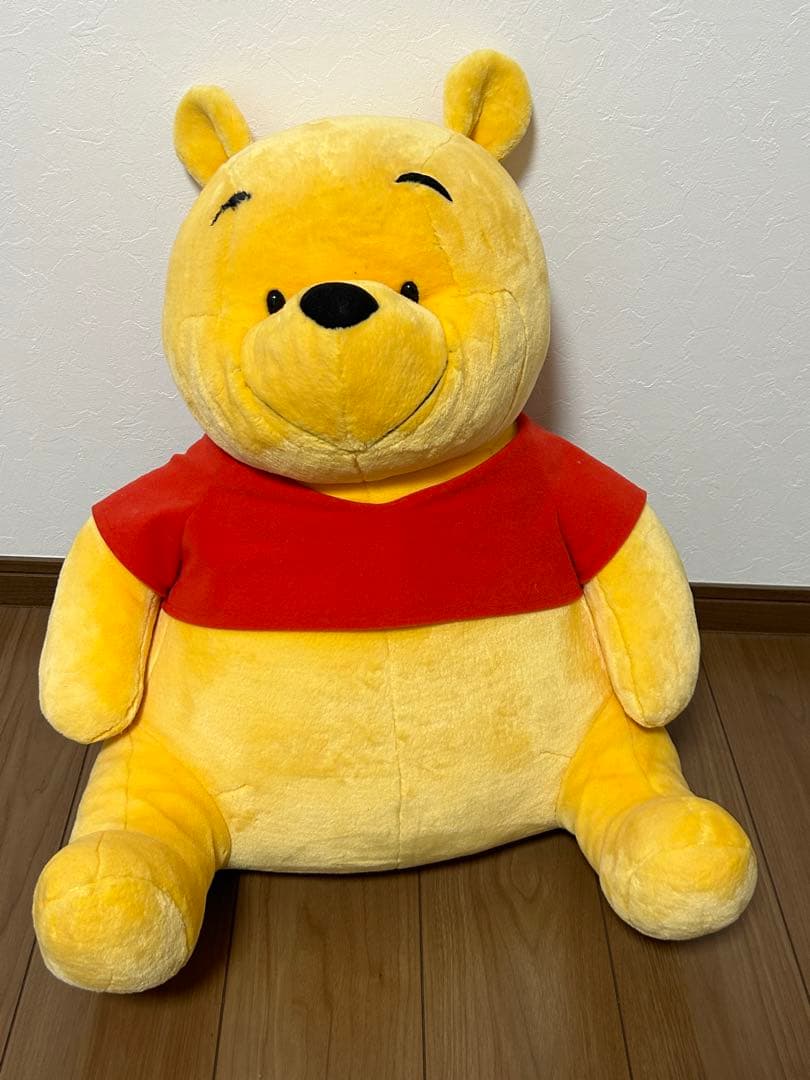 価格仮 くまのプーさん 特大ぬいぐるみ フリュー くまのプーさん FukuFuku ウィンク 超超BIGぬいぐるみ 全1種