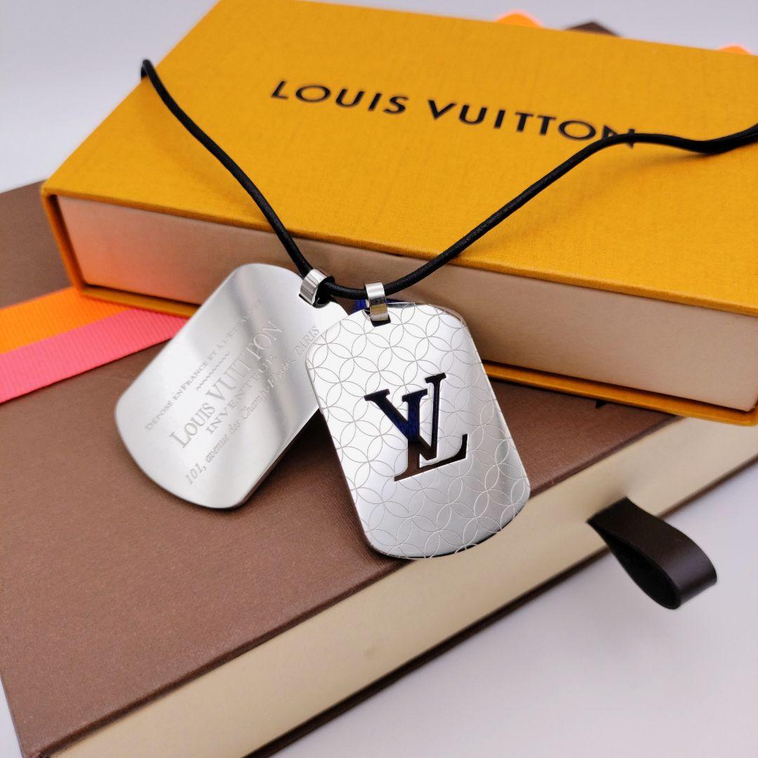 ✨極上美品✨ルイヴィトン ネックレス パンダンティフシャンゼリゼGM ドッグタグ