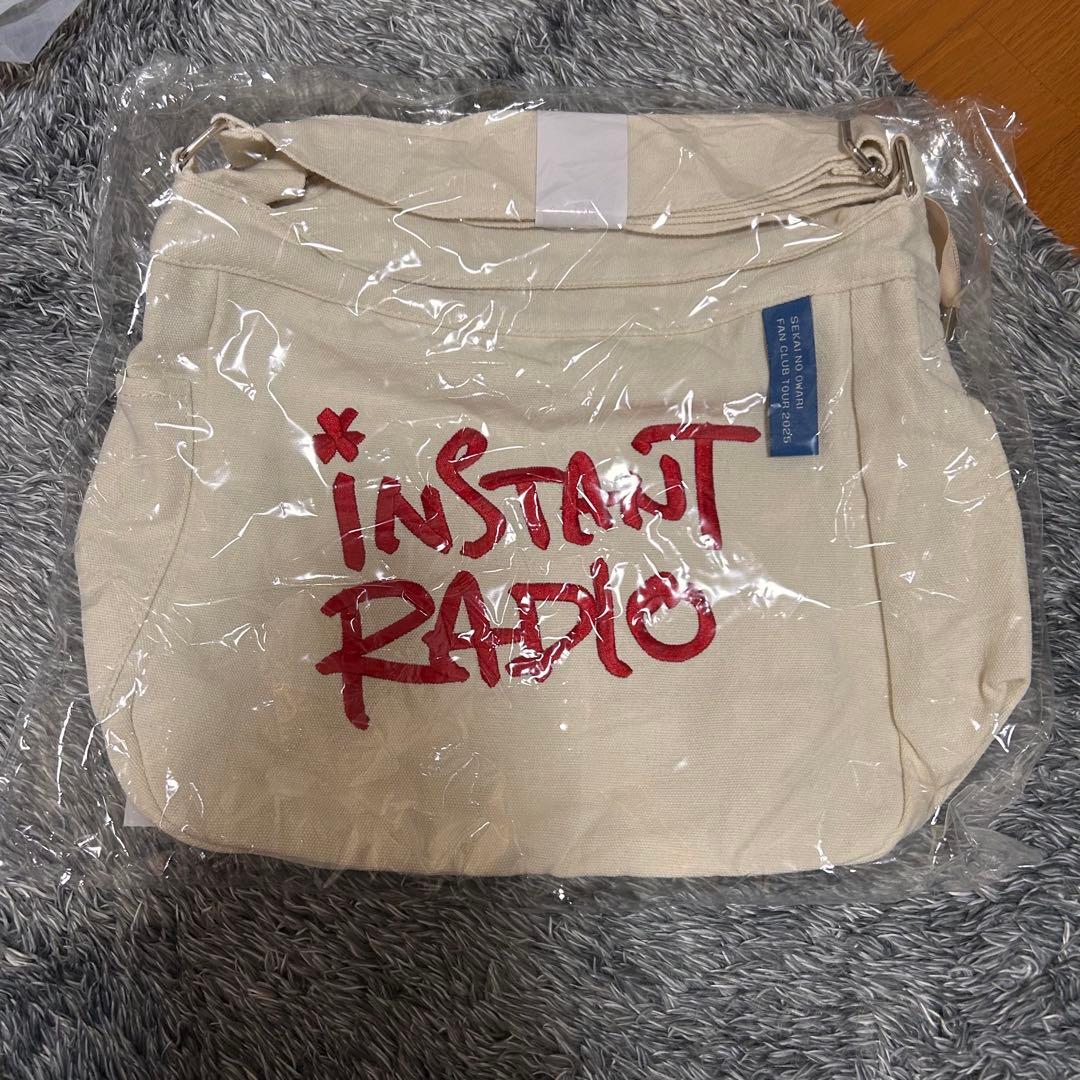 セカオワ INSTANT RADIO キャンバス ショルダーバッグ - メルカリ