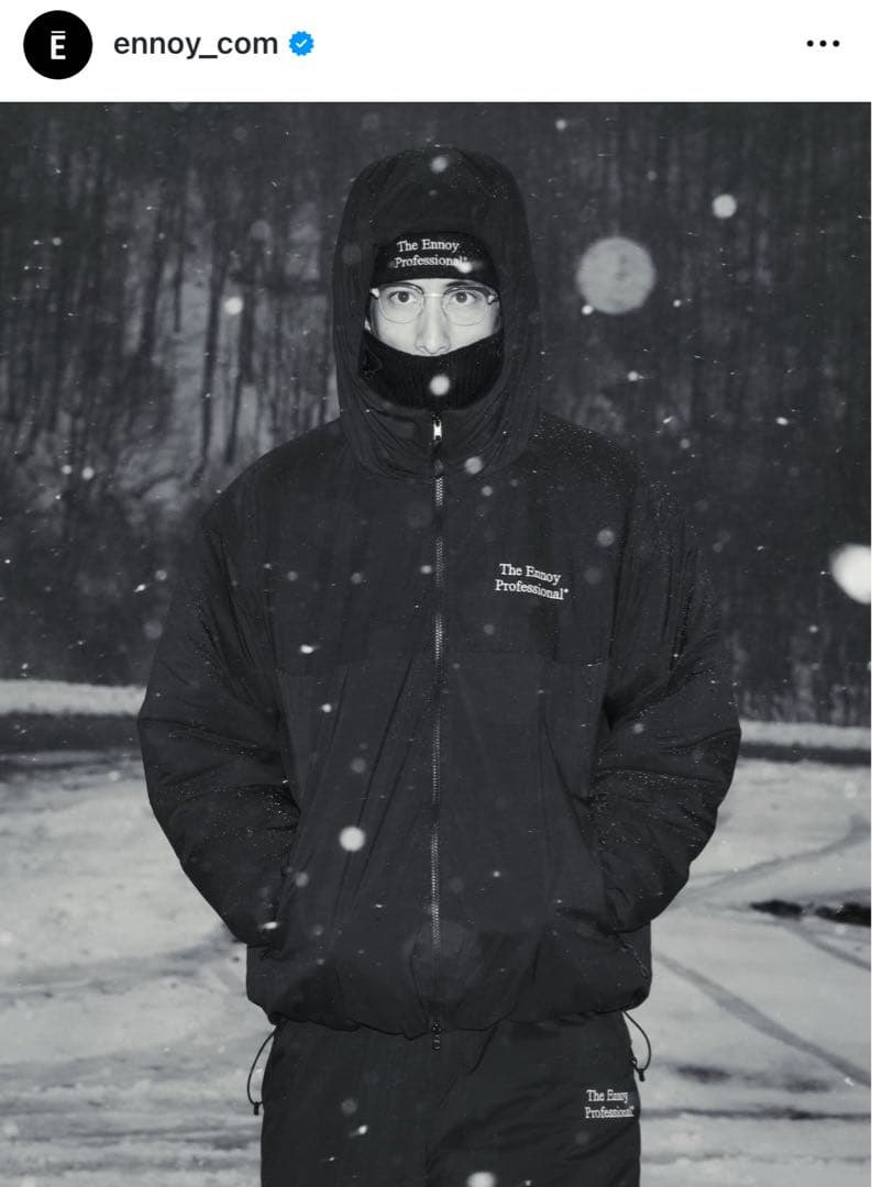 ennoy スタイリスト私物　PADDED NYLON ジャケット　S