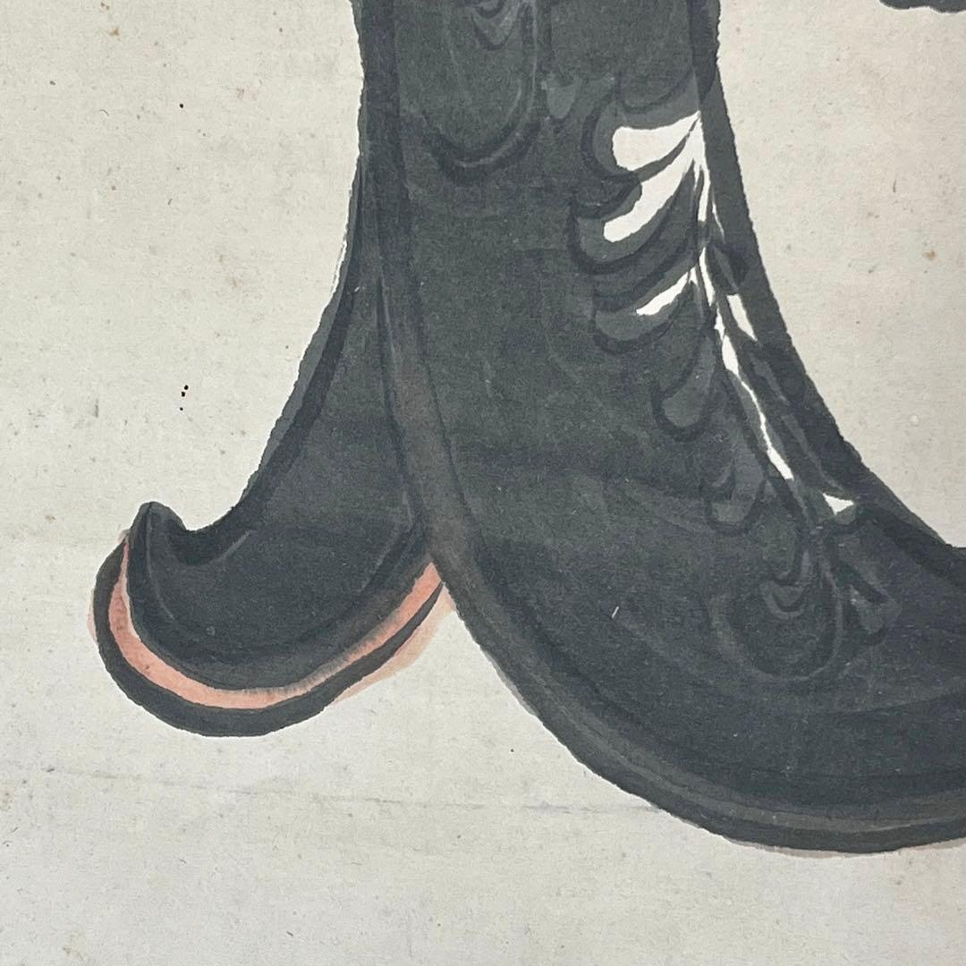 掛軸 大津絵 卯之助 藤娘 古物 中古 23.03.19 - メルカリ