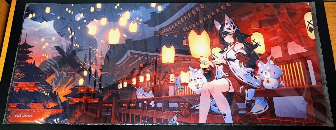 受注限定販売品】 大神ミオ 活動 6周年記念 ワイドラバーマット 新品未