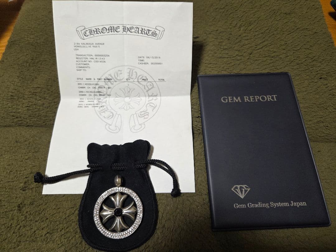 ば*な様 CHROME HEARTS CHプラス　クロス　メダリオン　ペンダント