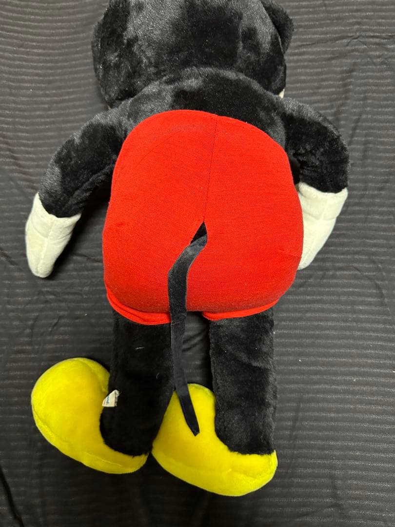 レア】ミッキーマウス ぬいぐるみ 特大 レトロ ディズニー - メルカリ